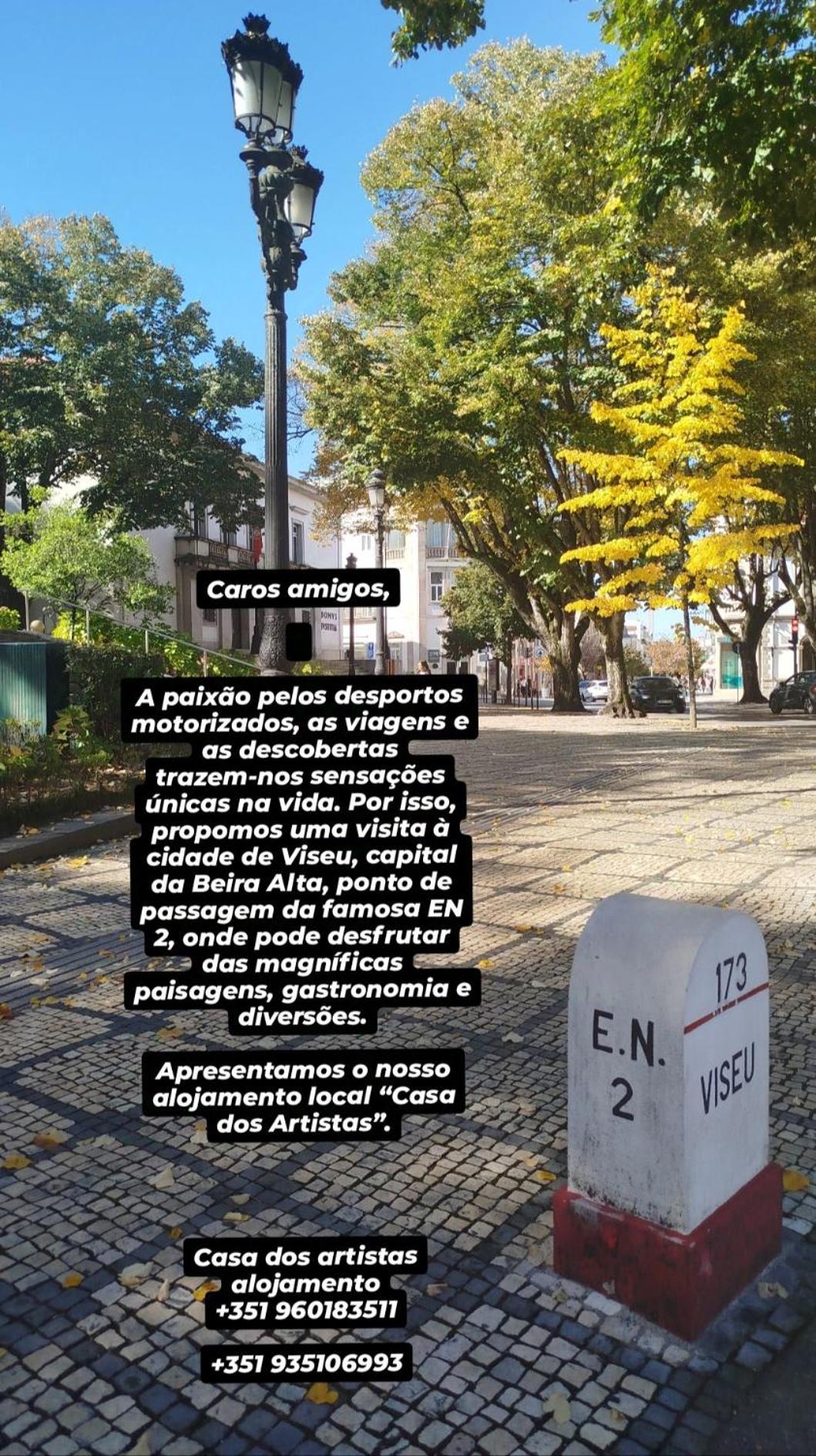 Apartamento Casa Dos Artistas Viseu Exterior foto